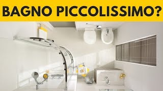 Bagno piccolissimo tutte le soluzioni e i trucchi per arredarlo [upl. by Lennahs466]