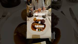 Christmas dinner 4seasons christmas christmasfood christmasdinner luxuryfood hamburg fairmont [upl. by Aicala963]