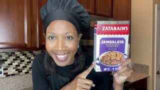 Zatarains Gluten Free Jambalaya  Lets Try It [upl. by Marylynne]