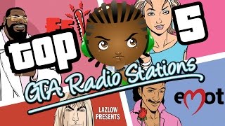 Top 5 Grand Theft Auto Radio Stations – Best GTA Game Soundtracks Ever [upl. by Noedig]