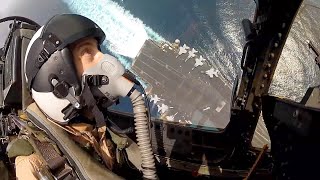 Awesome FA18 Super Hornet HiSpeed LowLevel Cockpit View [upl. by Rist664]