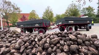 Rübenanlieferung mit dem Lanz Bulldog am Landwirtschaftsmuseum in Meldorf [upl. by Bergin]