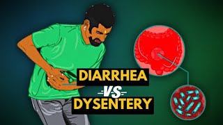 Differences between Diarrhea and Dysentery [upl. by Jackquelin]