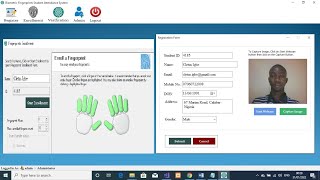 Biometric Fingerprints Student Attendance System in VB NET SQL Server Source Code [upl. by Jerad]