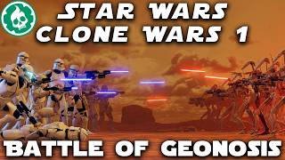 First Battle of Geonosis  Clone Wars  Star Wars Lore DOCUMENTARY [upl. by Ynaffit330]