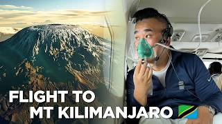 Unpressurized Flight over 20000ft  Mt Kilimanjaro  Air Tanzania [upl. by Hale]