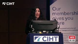 CIHT annual conference 2017  AnneMarie Friel on the challenge of change in Transport [upl. by Gannon]