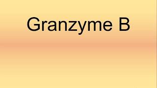 Granzyme B Pronunciation  How to Say  How to Pronounce [upl. by Steinway519]