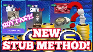 NEW EQUIPMENT STUB METHOD MLB THE SHOW 24 No Money Spent [upl. by Zurkow261]