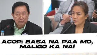 Garma basa na paa mo Maligo ka sabihin mo na buong katotohanan CONG ACOP sa pagdinig sa quadcomm [upl. by Callean198]