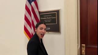 Alexandria Ocasio Cortez Dancing [upl. by Lazes]