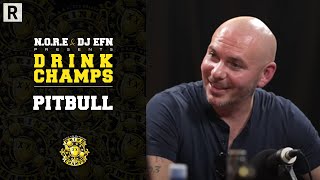 Pitbull On His Music Journey Uncle Lukes Impact Working With Lil Jon And More  Drink Champs [upl. by Neddy542]