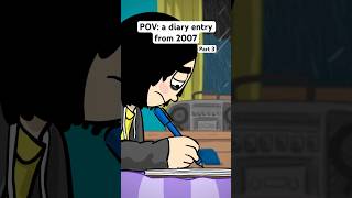 Episode 3 of my real diary dramas 2000s 2010 emo comedy lgbt animation cartoon shorts y2k [upl. by Arvell]