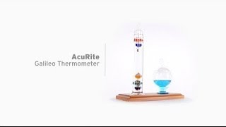 AcuRite Galileo Thermometers  Art amp Science [upl. by Lanod]