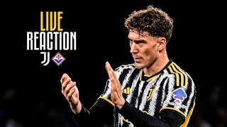 🔴 WATCH NOW JUVENTUS vs FIORENTINA  LIVE REACTION 💪⚪⚫ [upl. by Reddin637]