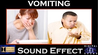 Vomiting Sound Effect  HI  RES AUDIO [upl. by Ibbor]