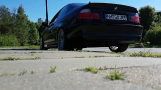 BMW E46 330Ci Sound  MSD amp VSD Ersatz  Resonator delete [upl. by Sumerlin]