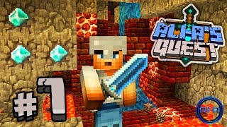 Minecraft  AliAs Quest 7  quotOMG DIAMONDSquot [upl. by Aleit639]