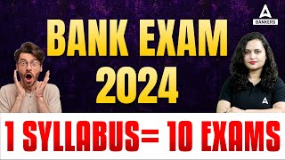 Bank Exam 2024  Banking Exam Preparation  Banking Exam Syllabus 2024 [upl. by Nawak153]