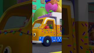 Roda pada truk es krim kendaraan Sajak Shorts fun songforkids music [upl. by Aliakim]