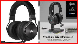 CORSAIR VIRTUOSO RGB WIRELESS XT HighFidelity Gaming Headset with Bluetooth and Spatial Audio [upl. by Erasmus476]