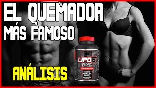 LIPO 6 BLACK ¿EL MEJOR QUEMADOR DE GRASA Análisis [upl. by Ekud]