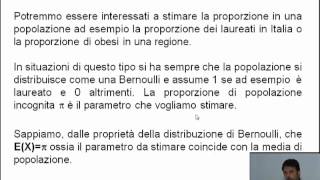 Statistica medica  Stima puntuale della varianza e della proporzione [upl. by Franciska]