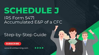 Schedule J Accumulated EampP of CFC  IRS Form 5471 [upl. by Vincents713]