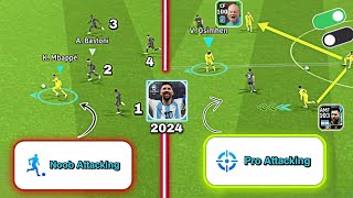 4 NEW ATTACKING TIPS 🌟😱  eFOOTBALL 2024 Mobile [upl. by Onairam]