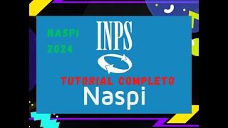 Come richiedere la NASPI 2024  Tutorial ITA [upl. by Zeuqcaj]