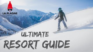 La Plagne Ski Resort Guide 4K [upl. by Ducan85]