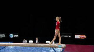 Nastia Liukin  Balance Beam  2008 Pacific Rim Championships [upl. by Kcirdnekel]