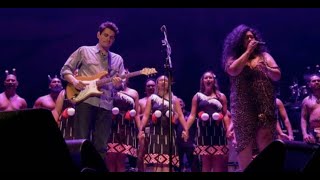 John Mayer Auckland 2019  How Great Thou ArtWhakaaria MaiNZ Haka into Heartbreak Warfare Opener [upl. by Bagley14]