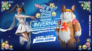 O Festival Invernal 2022 do Fortnite Chegou com 14 Dias de Presentes [upl. by Leuqim825]