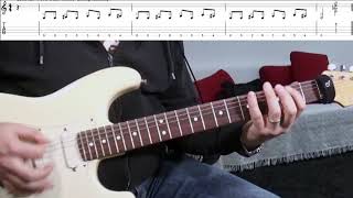 3 Chromatische Riffs für EGitarre mit Tabs [upl. by Eirollam597]