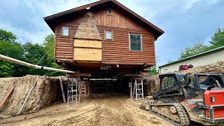 Digging Under a House For a New Basement  House Build 1 [upl. by Levitt728]