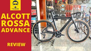 ALCOTT ROSSA ADVANCE Carbon Shimano 105  Road Bike Malaysia  Basikal Sepeda Review ENGSUB [upl. by Eanej]