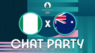 Nigeria v Australia  Womens Olympic Basketball Tournament Paris 2024  Chat Party ⚡🏀 [upl. by Fauver]