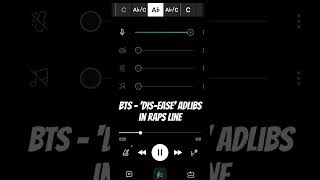 Adlibs BTS Rap Lines In Disease fyp bts shorts viral kpop adlibs [upl. by Aelhsa]