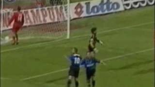 19971998 Coppa Italia  Piacenza vs Inter 03 Tripletta di Ronaldo [upl. by Ondrea809]