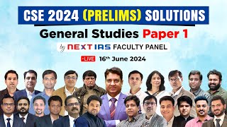 UPSC Prelims 2024 GS Paper 1 LIVE Discussion  NEXT IAS [upl. by Amari325]