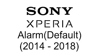 Alarm Default  Sony Xperia Android 42  70 Alarm Tone [upl. by Burt262]