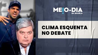 Eleições 2024 Datena parte pra cima de Marçal durante debate em São Paulo [upl. by Yzzik]