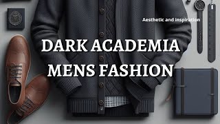 Mens Dark Academia Fashion  Ideas and Tips [upl. by Publea150]