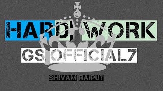 HARD WORK I Shivam Rajput I Panjabi Song 2024 hardwork rap [upl. by Rizzi]