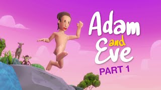 ADAM and EVE Part 1 🌳 Animated Bible Stories  BIBTOONS GO [upl. by Rube]