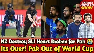 Its Over Pak Out of World Cup  NZ Destroy SL amp NRR Heart Broken for Pak [upl. by Lleval802]