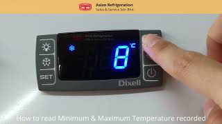 How to use Dixell XR30CX Controller Read MinMax Temperature [upl. by Mossolb]