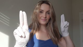 ASMR 1 Minute Cranial Nerve Exam Eye Exam Nose Piercing Haircut Barbershop MeasuringPhotoshoot [upl. by Perlis]