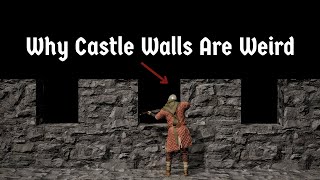 The Secret Behind Medieval Castle Walls  Crenellations [upl. by Yllime541]